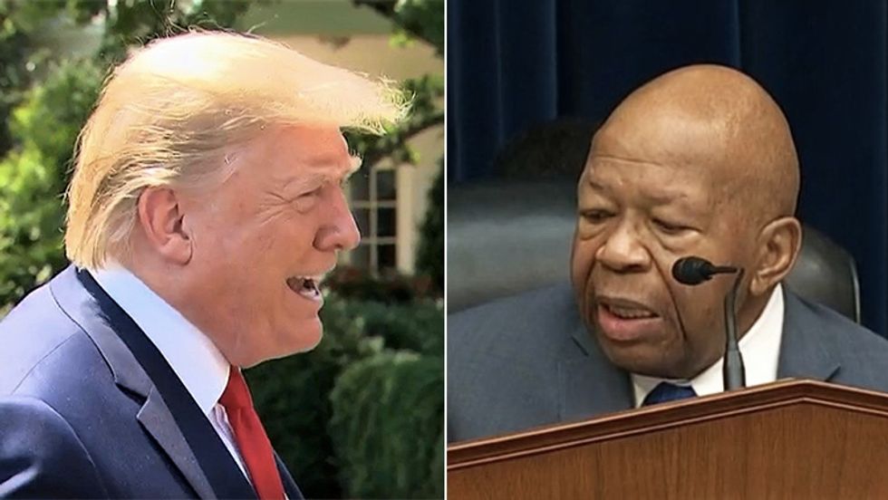 Elijah Cumming's home was broken into the same day Trump launched his attacks on him