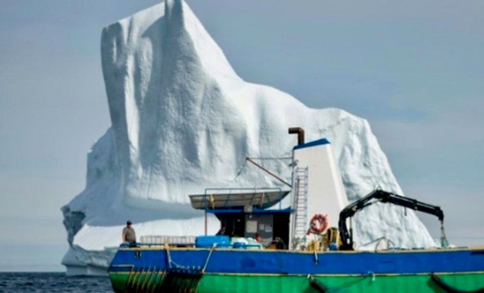 Canadian iceberg hunter on the trail of white gold