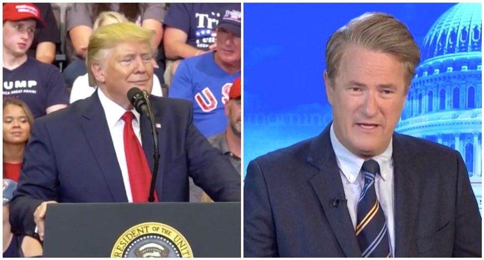 MSNBC's Morning Joe recoils as Trump 'sniffs the air' to savor the stew of hatred he stirs up at rallies