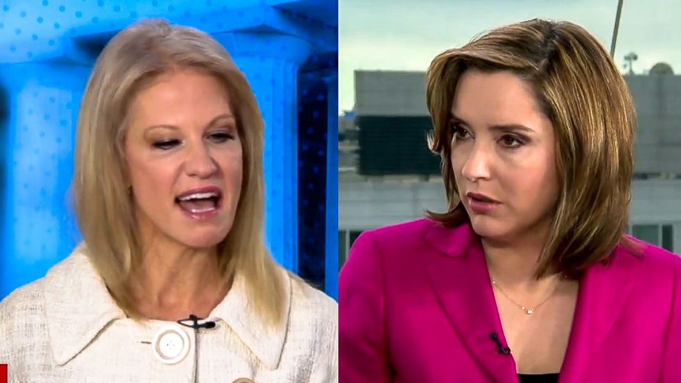 Kellyanne Conway rants wildly after being told Russia attacked election: 'If we're doing this, we're back to Mueller'