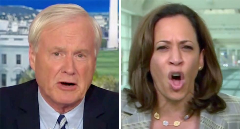 Watch Kamala Harris shut down Chris Matthews on MSNBC: ‘Chris, people are dying’