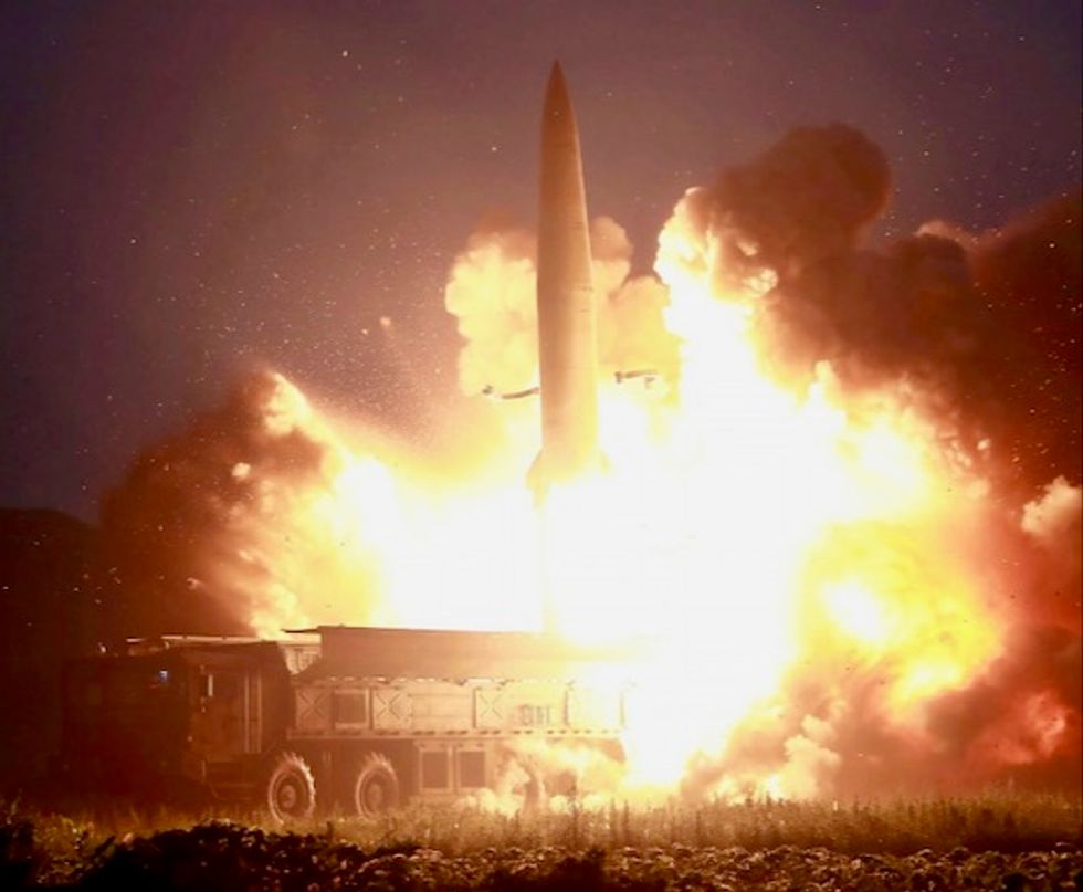 Kim sends missile 'warning' to South Korea, US as tensions rise