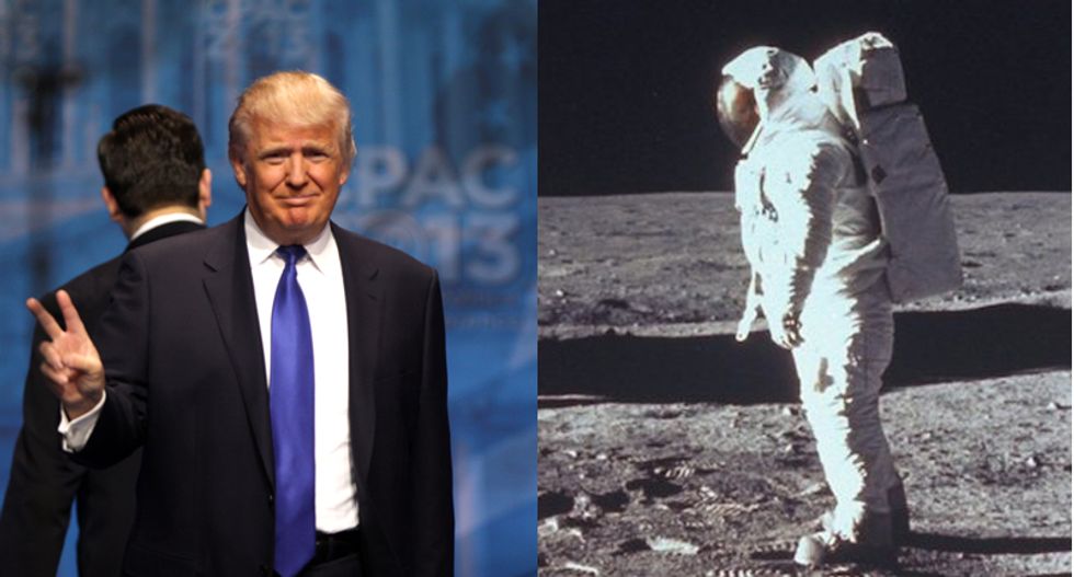 As coronavirus pandemic ravages earth, Trump announces push to mine the moon