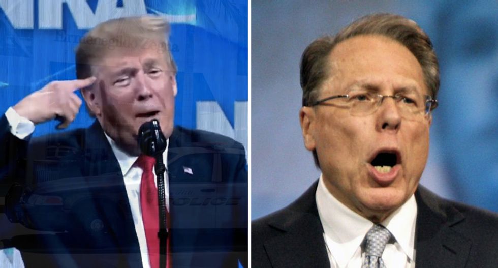NRA tightens its leash on Trump after he floats background check support