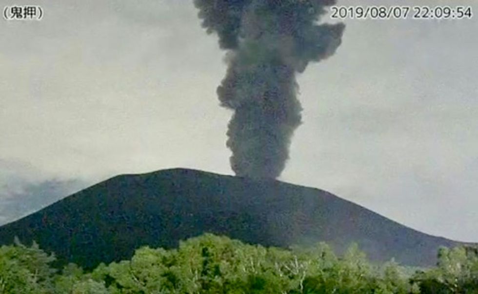 Volcano near Tokyo erupts, prompting warnings