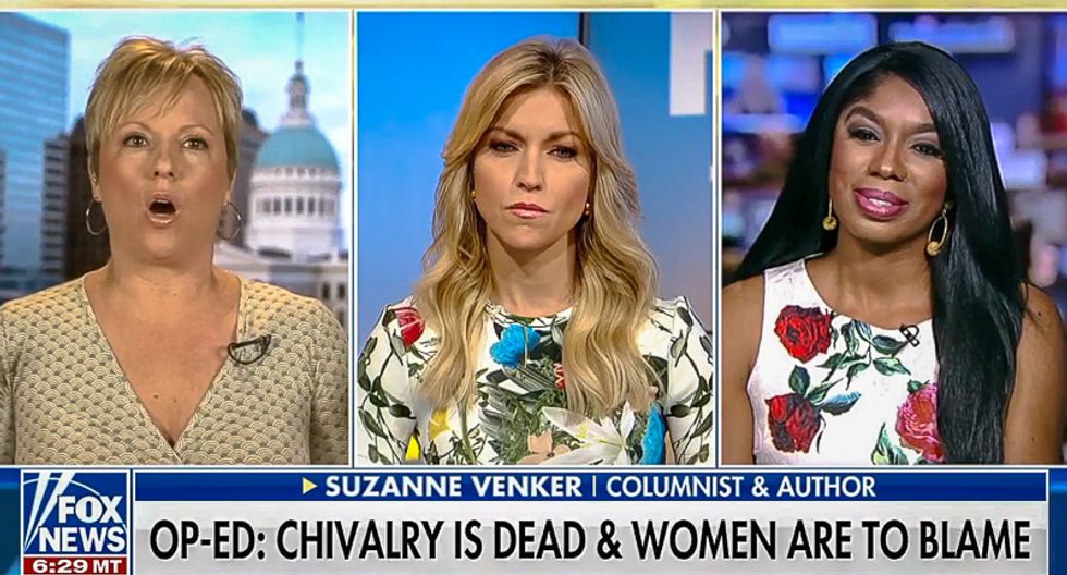Fox & Friends says chivalry is dead because 'lost and confused' feminists 'ripped it out' of men