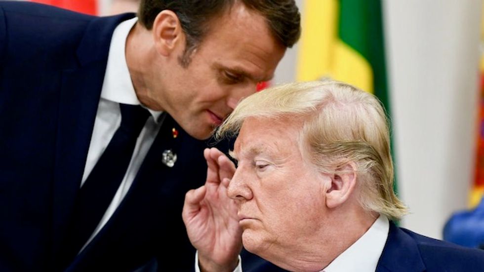 Macron pushes for summit between US, Iranian presidents in G7 speech
