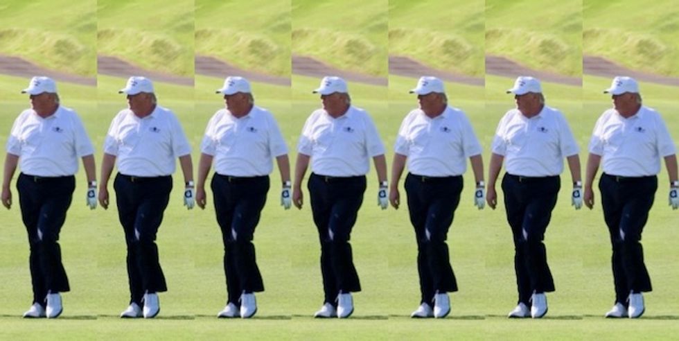 'Trump just didn't care': Republican group attacks president for golfing during coronavirus outbreak