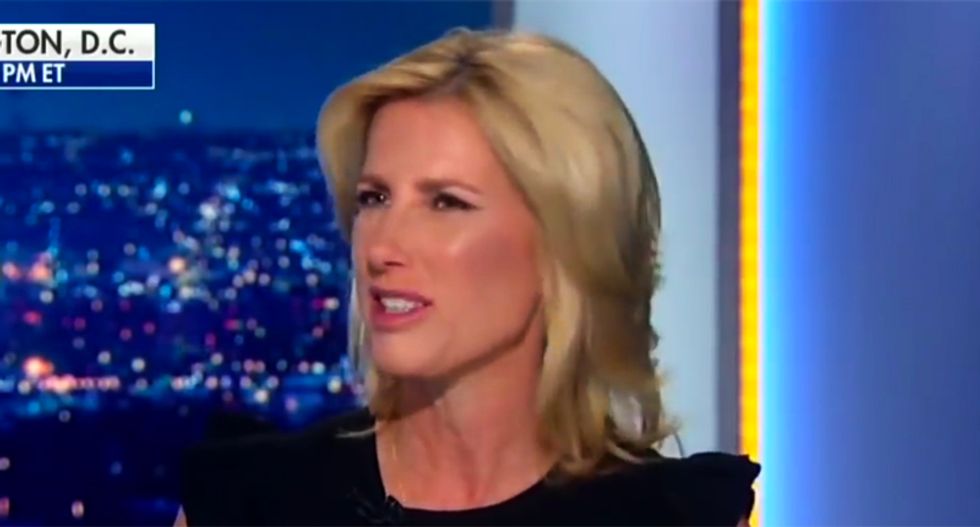 ’What’s going on here?’: Fox’s Laura Ingraham rattled by Giuliani’s payoff confession on Hannity
