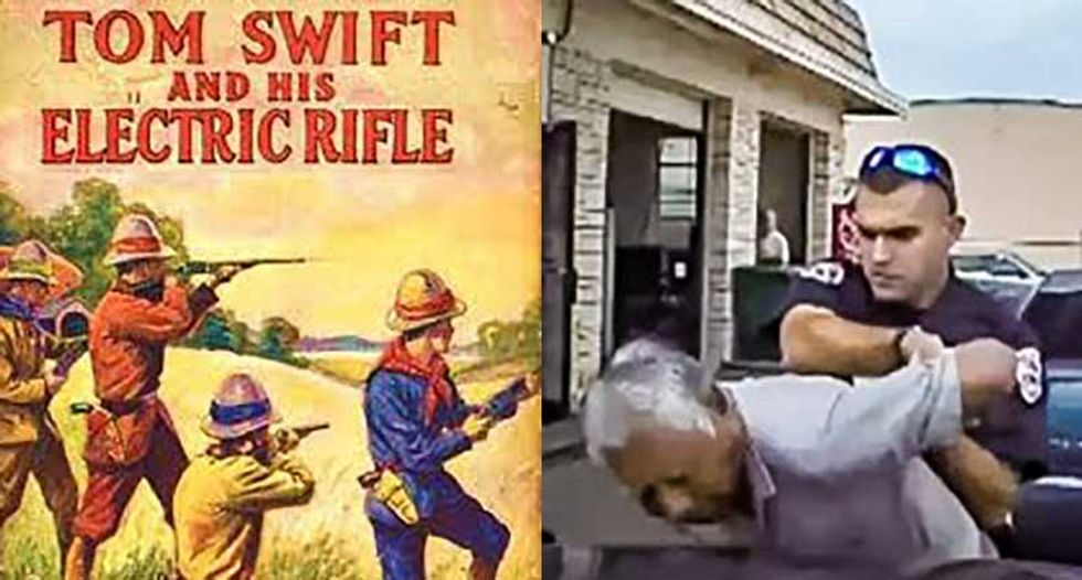 Where did the word 'Taser' come from? It's a weapon used to subdue ‘savage’ Africans in century-old sci-fi novel