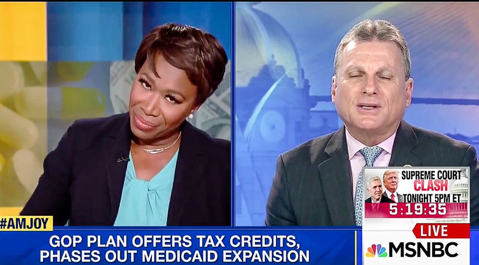 Joy Reid stomps on GOPer saying poor 'game' Medicaid: 'You can't panhandle your way to 138% of poverty'