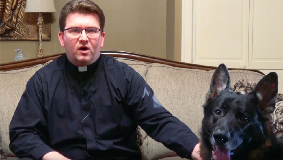 Tennessee priest bans black housekeeper from his property -- then blames his 'racist dog'