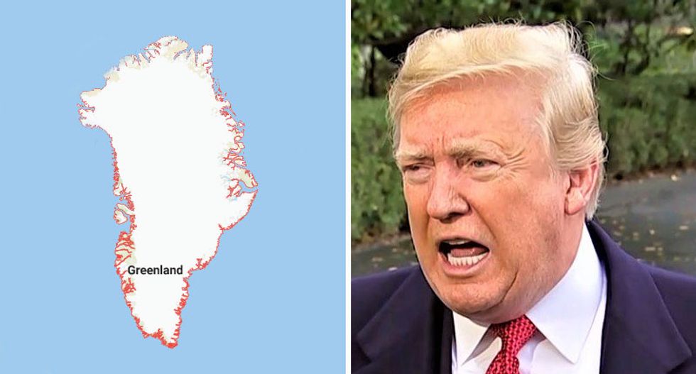 Trump explains why he wants to buy Greenland to reporters: 'It's a large real estate deal -- a lot can be done'