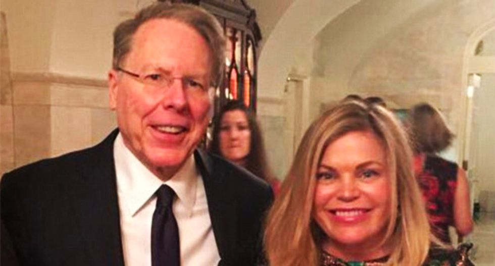 NRA busted for spending tens of thousands on hair stylists and make-up for Wayne LaPierre's wife