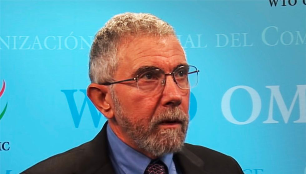 Paul Krugman pronounces sentence on president as economy begins collapse: 'Trumpanomics is a flop'