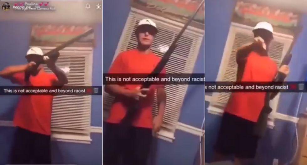 Florida community on edge after teen threatens to kill black people in shocking 'KKK' video – but faces no punishment