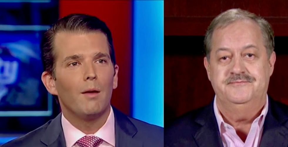 Racist ex-con poised to win Republican bid for West Virginia senate seat -- threatens third-party run and slams Donald Trump Jr
