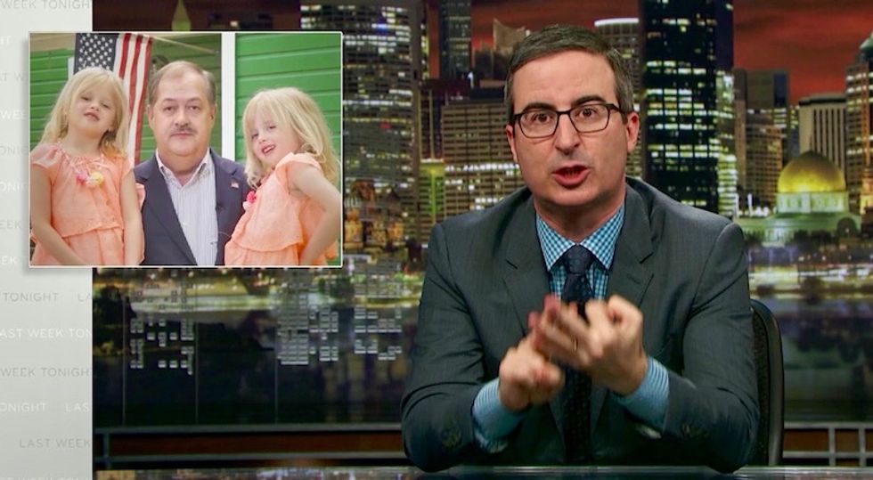 'The fringe guys are no longer fringe': Watch John Oliver take on racist ex-con who is now leading Republican senate candidate