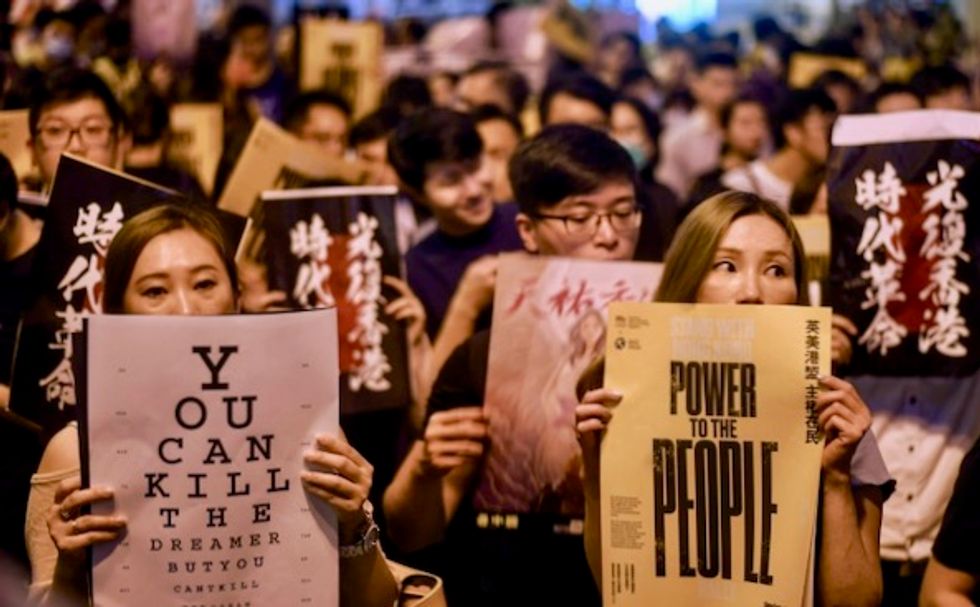 Watch: Hong Kong protesters gather for mass rally -- in test of pro-democracy movement’s support