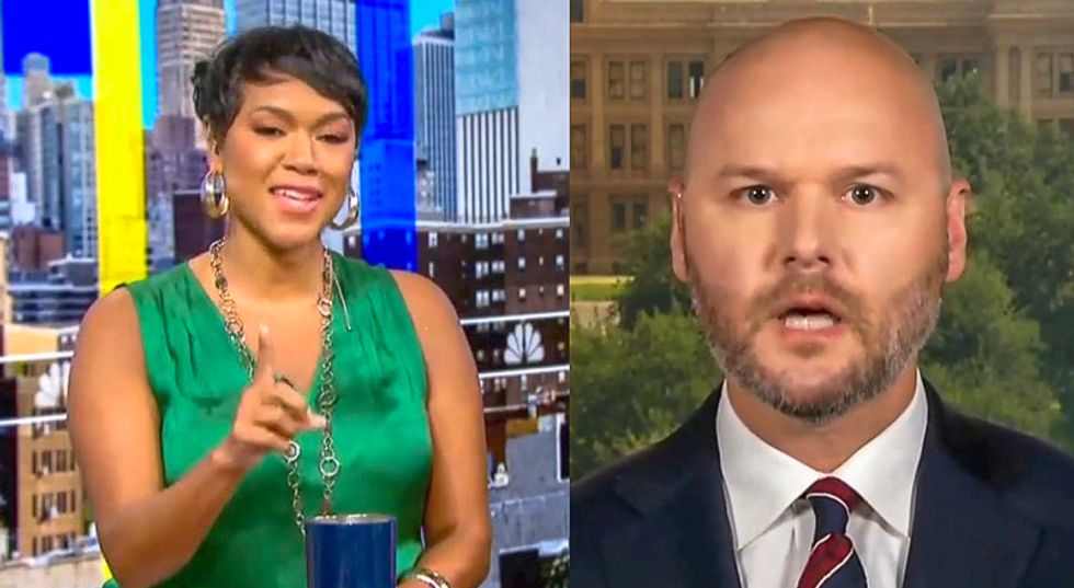 'I've got nothing': MSNBC conservative left speechless after he's scolded for denying white privilege