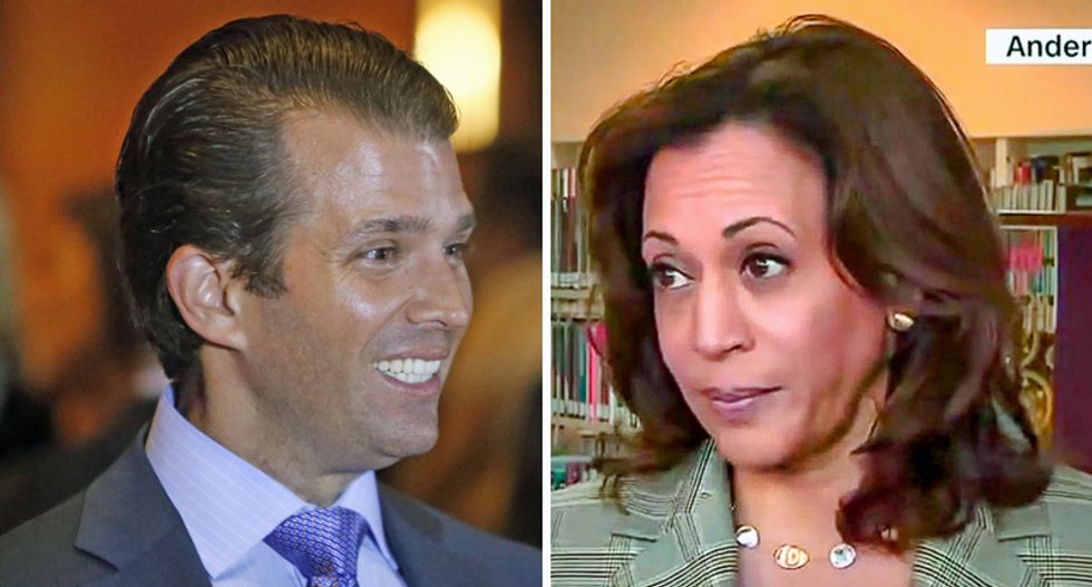 How Donald Trump Jr learned the hard way not to tussle with ex-prosecutor Kamala Harris