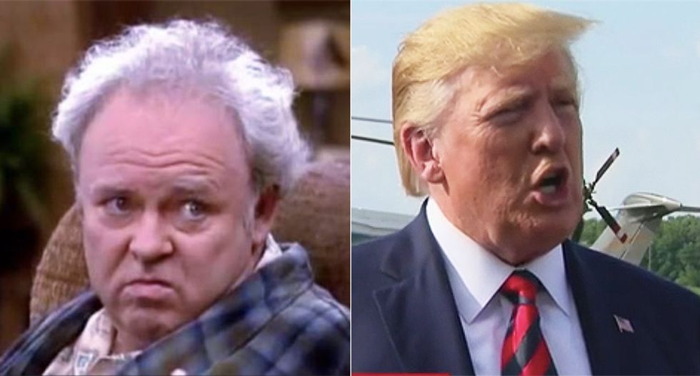 'Archie Bunker is in the Oval Office' flailing around searching for a fight: columnist