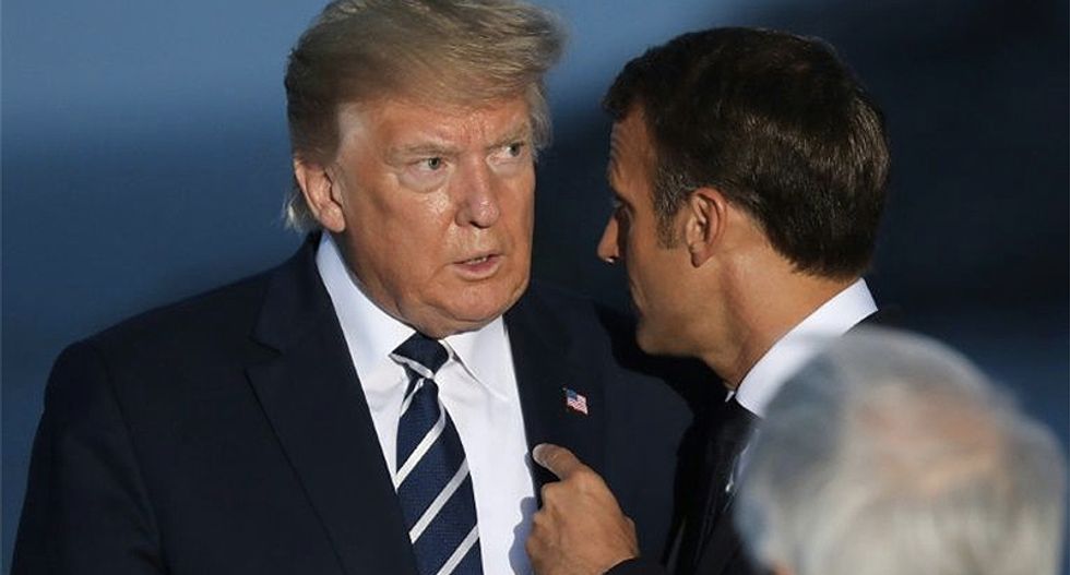 Trump gaffe demotes France's Macron