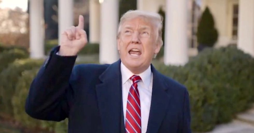 'Moron' Trump hammered for denying report he wanted to nuke hurricanes