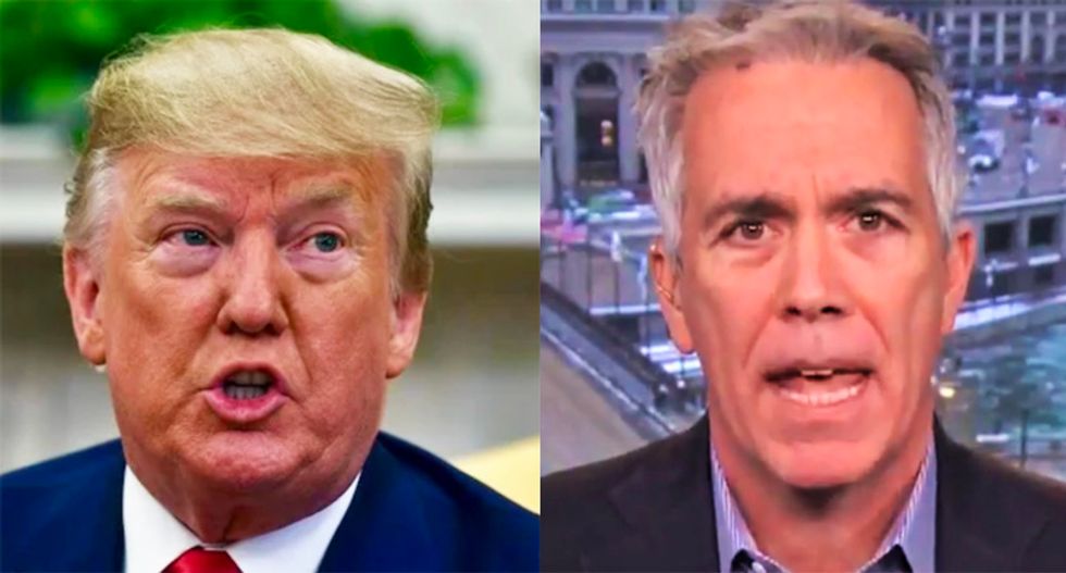 Dems will benefit from Joe Walsh acting like a 'Rottweiler biting Trump's corpulent ass': columnist