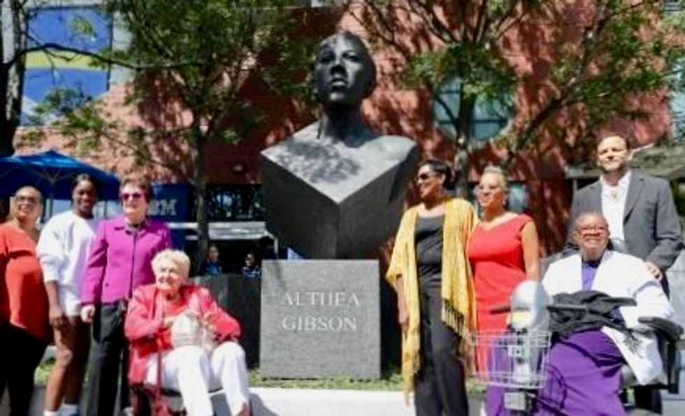 US Open unveils statue for tennis barrier-breaker Althea Gibson