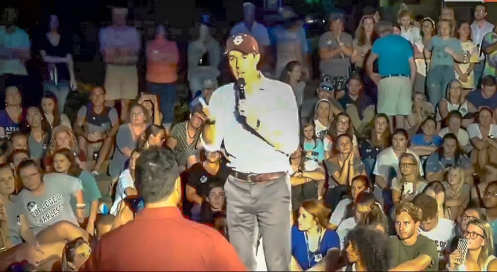 'A decision for the woman': Beto O'Rourke trounces man wanting to protect his rights as a former fetus
