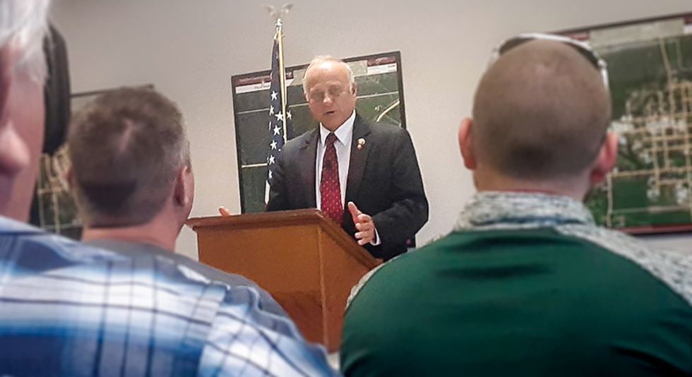 Steve King jokes about forced sterilization and Muslim concentration camps: 'Everyone should eat pork'