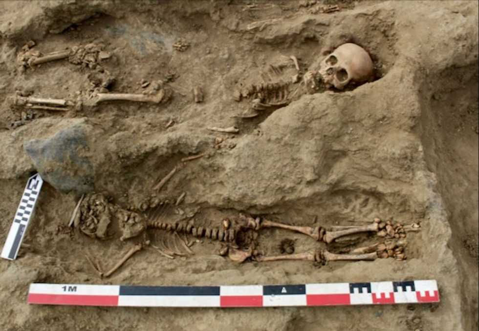 Archeologists find remains of 227 sacrificed children in Peru