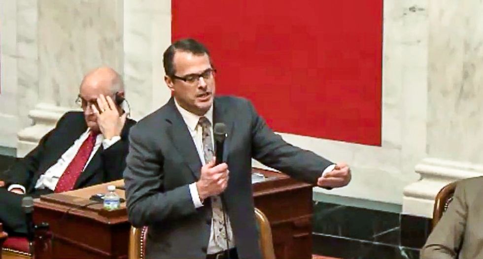 West Virginia Republican senator arrested after text messages reveal prostitution ring