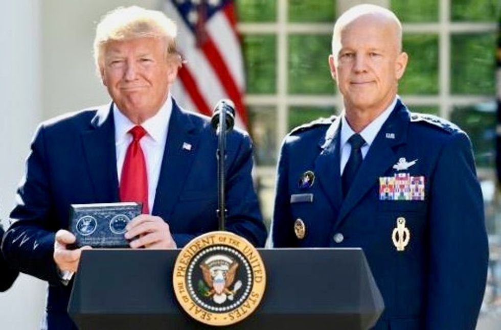 Trump launches new Pentagon command for space warfare