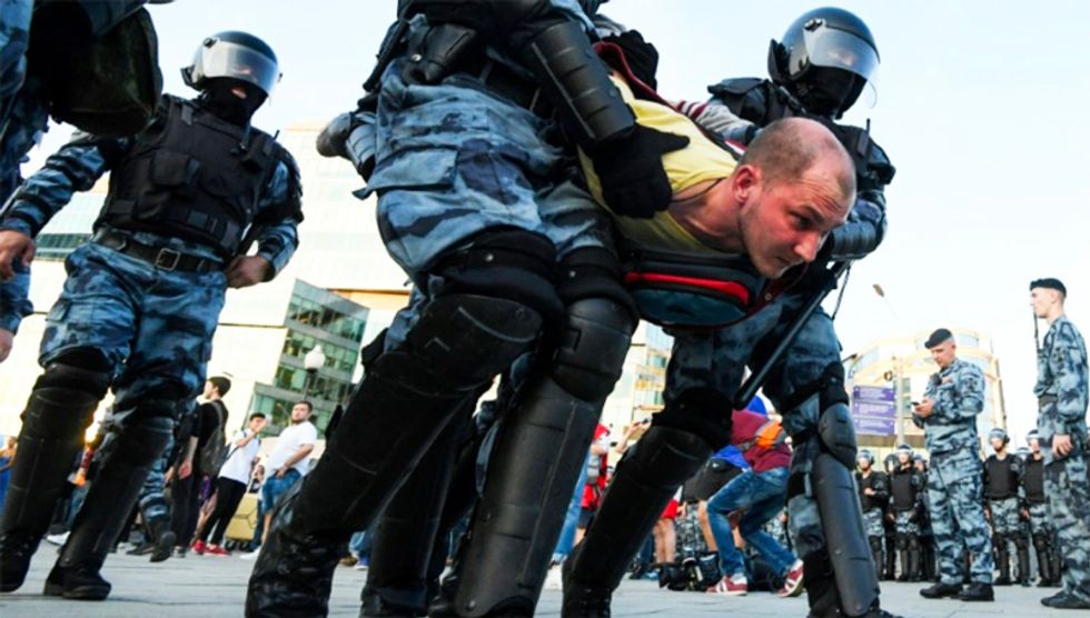 1,400 arrested at Moscow election protest: monitor