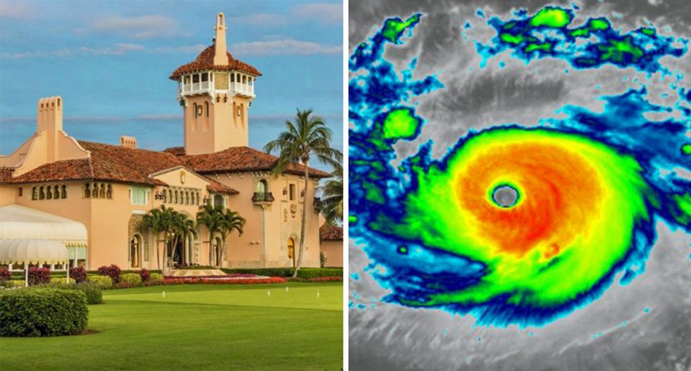 ‘Mar-a-Lago is dead center’: Trump is concerned his club could be hit by ‘record-setting’ Hurricane Dorian