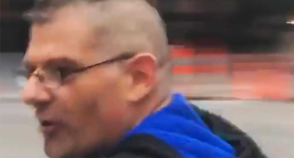 WATCH: White man warns group of black men he's armed -- then goes on shocking racist rant