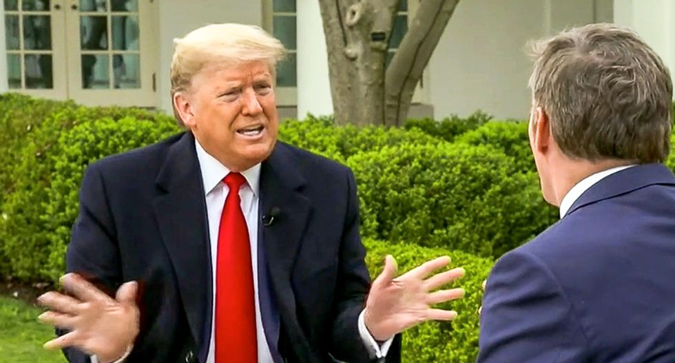 Lincoln Project uses Trump’s own Fox interview to troll him over his rant about voting twice
