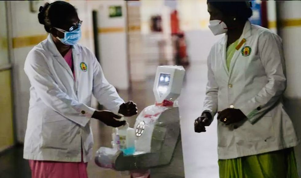 Robots may become heroes in war on coronavirus