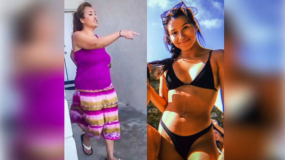 WATCH: Woman goes bonkers scolding young Latina for wearing a bikini to a pool party