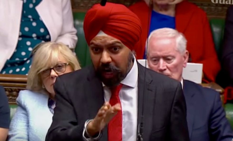 Progressives applaud Sikh MP Dhesi for publicly condemning racism of Boris Johnson and 'politics of hate'