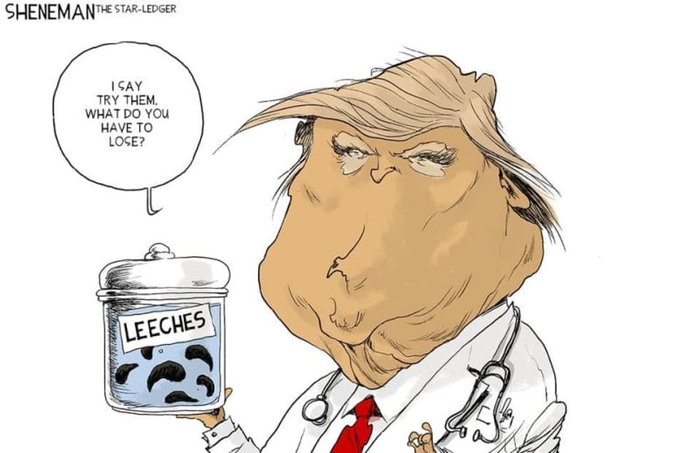 Trump blasted for playing a doctor on television amid America's coronavirus crisis
