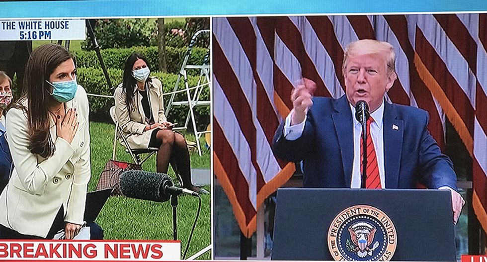 Trump keeping press briefings short to avoid snapping at women reporters and losing even more voters: columnist