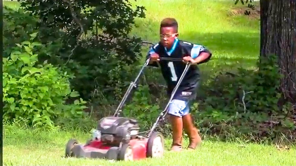 'Whiteness is a helluva drug': NFL team hammered for giving black kid lawnmower instead of scholarship