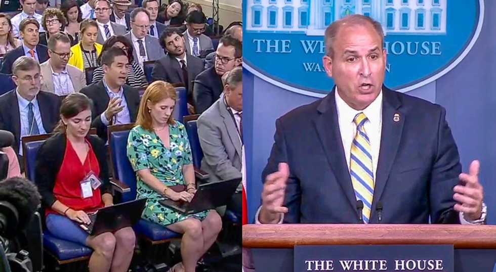 Under grilling, acting CBP chief struggles to explain why Trump wants border wall painted black