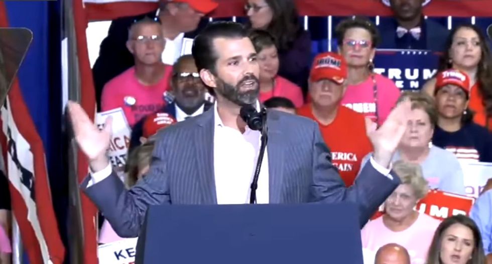 Donald Trump Jr.: My dad can’t be 'racist' because he let me play video games with Michael Jackson