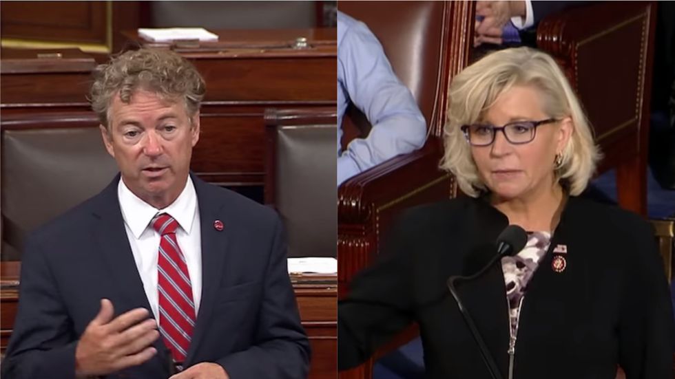 Rand Paul and Liz Cheney's clash gets personal as the Republican lawmakers fight over who Trump likes better