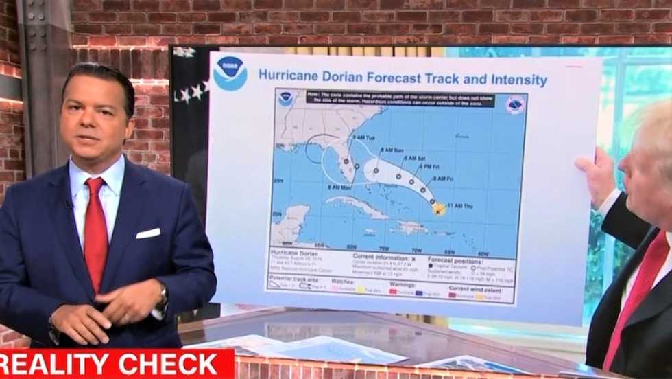 CNN's Avlon drops the hammer on Trump for politicizing weather: 'Something's gone very wrong in our democracy'