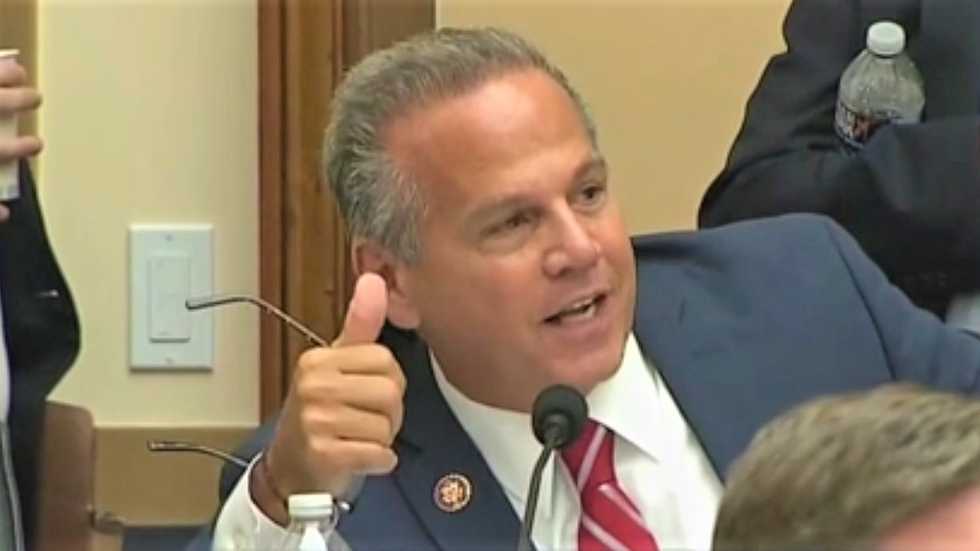 Democrat interrupts whining Republican to slap down his claim that impeachment hearing is distracting Congress